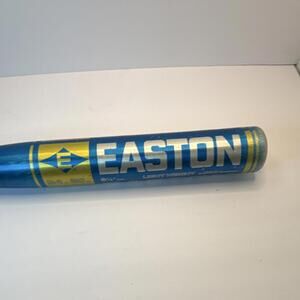 Easton‎ S6 Official Softball Bat 34in 30oz 7046 Alloy Blue Gold 2 1/4 Dia MDL S6